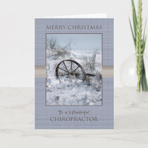 Cartes Pour Fêtes Annuelles Noël pour chiropraticien