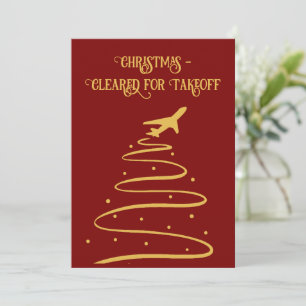 Cartes Pour Fêtes Annuelles Noël prêt pour le décollage