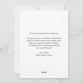 Cartes Pour Fêtes Annuelles Noël Red Feliz Navidad (Dos)