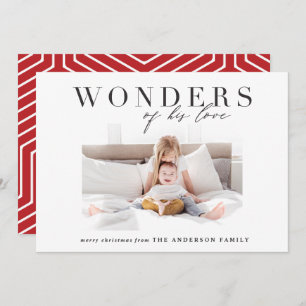 Cartes Pour Fêtes Annuelles Noël religieux chic et multiphoto moderne