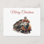 Cartes Pour Fêtes Annuelles Noël rétro (Devant)