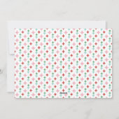 Cartes Pour Fêtes Annuelles Noël Retro Pastel | Joyeux Noël (Dos)