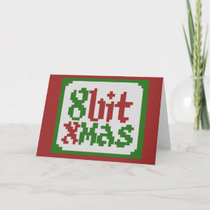 Cartes Pour Fêtes Annuelles Noël rétro pour les joueurs