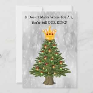 CARTES POUR FÊTES ANNUELLES NOËL ROI ARBRE - JAILMATECARDS.CO.UK