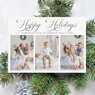 Cartes Pour Fêtes Annuelles Noël romantique Joyeuses Fêtes 3 Photo