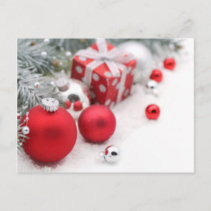 Cartes Pour Fêtes Annuelles Noël rouge
