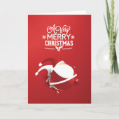 Cartes Pour Fêtes Annuelles Noël Rouge (Devant)