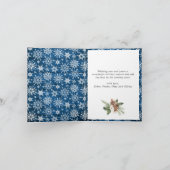 Cartes Pour Fêtes Annuelles Noël Rustic Wood 5 PHOTO Salutation (Intérieur)