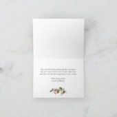 Cartes Pour Fêtes Annuelles Noël rustique 5 PHOTOS Salutation (Intérieur)