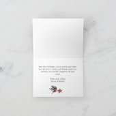 Cartes Pour Fêtes Annuelles Noël rustique 5 PHOTOS Salutation (Intérieur)