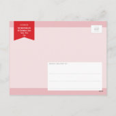 Cartes Pour Fêtes Annuelles NOËL SALUER rennes roux roux rudolph rose (Dos)