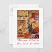 Cartes Pour Fêtes Annuelles noël sans vous se sent si froid (Devant / Derrière)