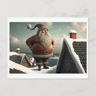 Cartes Pour Fêtes Annuelles Noël santa claus
