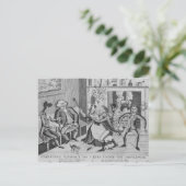 Cartes Pour Fêtes Annuelles Noël saute, ou un baiser sous (Debout devant)