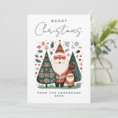 Cartes Pour Fêtes Annuelles Noël scandinave  (Debout devant)