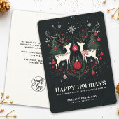 Cartes Pour Fêtes Annuelles Noël scandinave chaleureux