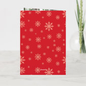 Cartes Pour Fêtes Annuelles Noël scandinave du Festival d'une photo (Dos)