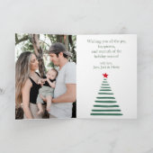 Cartes Pour Fêtes Annuelles Noël scandinave du Festival d'une photo (Intérieur)