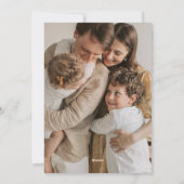 Cartes Pour Fêtes Annuelles Noël scandinave en forêt moderne (Dos)