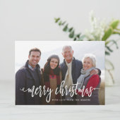 Cartes Pour Fêtes Annuelles Noël scénarisé (Debout devant)