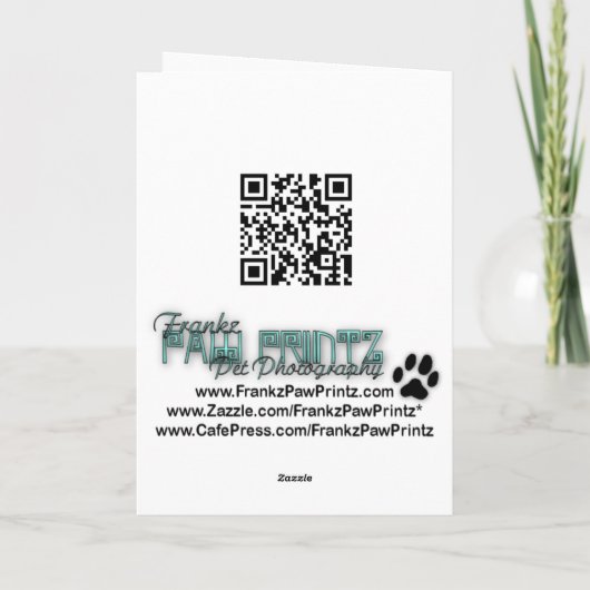 Cartes Pour Fêtes Annuelles Noël - Schnauzer - Joey (Dos)