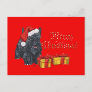 Cartes Pour Fêtes Annuelles Noël Scottie joueur