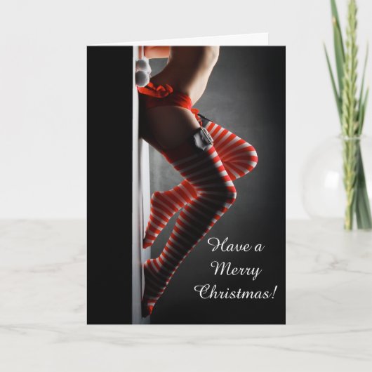 Cartes Pour Fêtes Annuelles Noël sensuel (Devant)