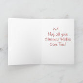 Cartes Pour Fêtes Annuelles Noël sensuel (Intérieur)