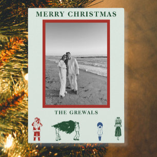 Cartes Pour Fêtes Annuelles Noël simple