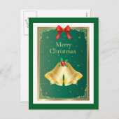 Cartes Pour Fêtes Annuelles Noël simple et élégant (Devant / Derrière)