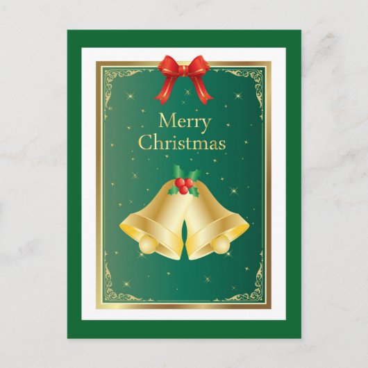 Cartes Pour Fêtes Annuelles Noël simple et élégant (Devant)