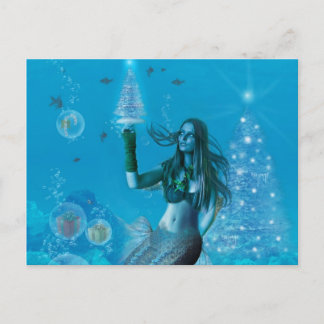 Cartes Pour Fêtes Annuelles Noël sous la mer (Carte postale)