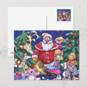 Cartes Pour Fêtes Annuelles Noël spécial enfant (Devant / Derrière)