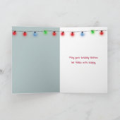 Cartes Pour Fêtes Annuelles Noël St. Bernard Puppy dans une réserve (Intérieur)