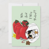 Cartes Pour Fêtes Annuelles Noël Stocker mignonne Calico Kitten (Devant)