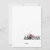 Cartes Pour Fêtes Annuelles Noël Stocker mignonne Calico Kitten (Dos)