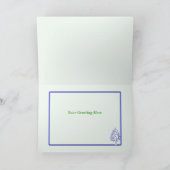 Cartes Pour Fêtes Annuelles Noël sur cadre photo vert (large) (Intérieur)