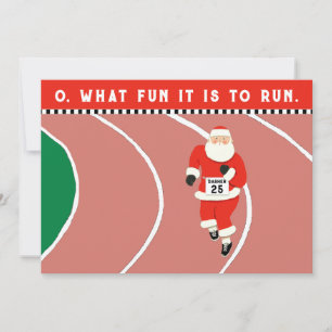 Cartes Pour Fêtes Annuelles Noël sur le thème de la course
