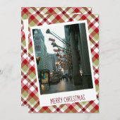 Cartes Pour Fêtes Annuelles Noël Sur State St, Chicago Flat Holiday Card (Devant / Derrière)