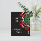 Cartes Pour Fêtes Annuelles Noël swahili (Debout devant)