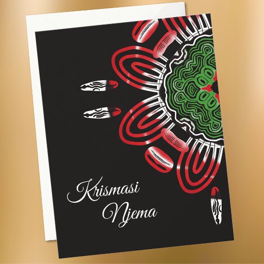 Cartes Pour Fêtes Annuelles Noël swahili