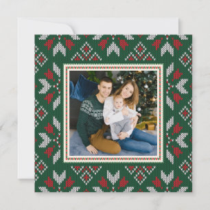 Cartes Pour Fêtes Annuelles Noël T-shirt Moche Fêtes Photo