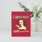 Cartes Pour Fêtes Annuelles Noël : Tant de fêtes, si peu d'hommes (Debout devant)
