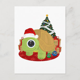 Cartes Pour Fêtes Annuelles Noël - Tortue