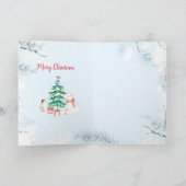 Cartes Pour Fêtes Annuelles Noël tout blanc (Intérieur)