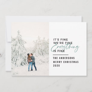 Cartes Pour Fêtes Annuelles noël tout est bon typographie photo
