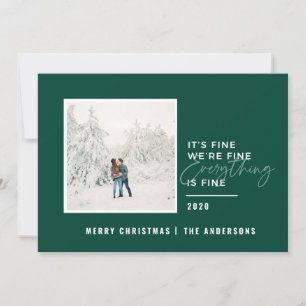 Cartes Pour Fêtes Annuelles noël tout est bon typographie photo