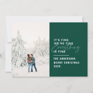 Cartes Pour Fêtes Annuelles noël tout est bon typographie photo