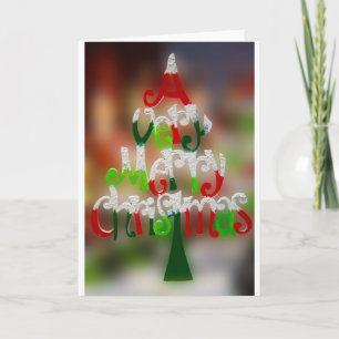 Cartes Pour Fêtes Annuelles noël très joyeux