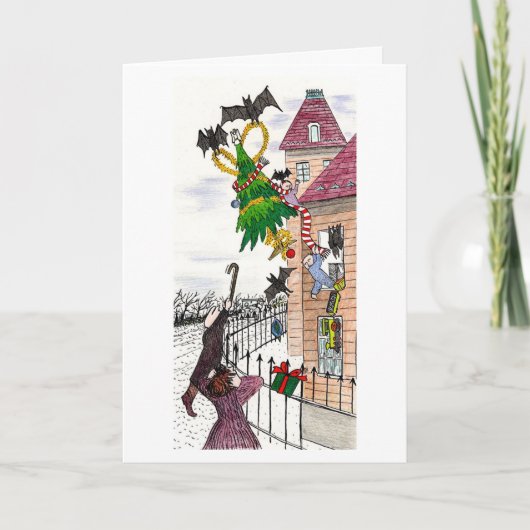 Cartes Pour Fêtes Annuelles Noël très timbré (Devant)